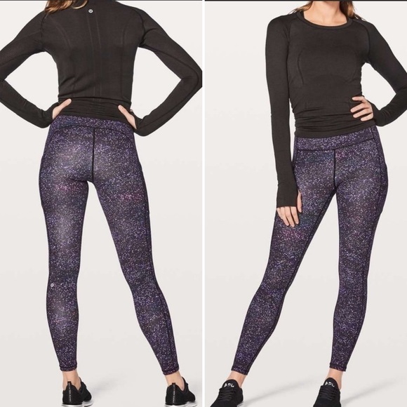Lululemon Leggings Speed Up Tight Pant Athleisure Activewear Sporty Purple 2 - Picture 1 of 13